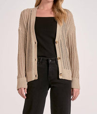 Elan - Harper Sweater Cardigan