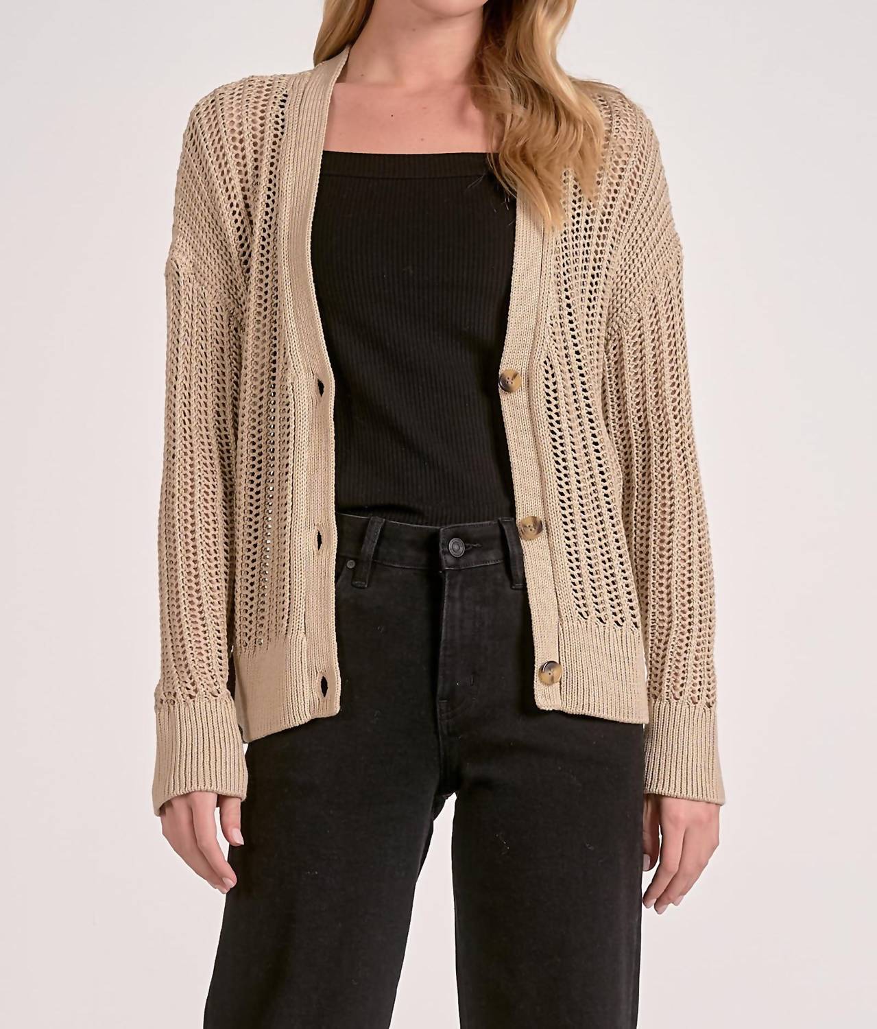 Elan - Harper Sweater Cardigan