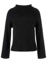 KUT FROM THE KLOTH Hera Turtleneck Sweater in black - women's sweater - alternate view