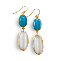 Chakarr - Women's Color Block Earrings