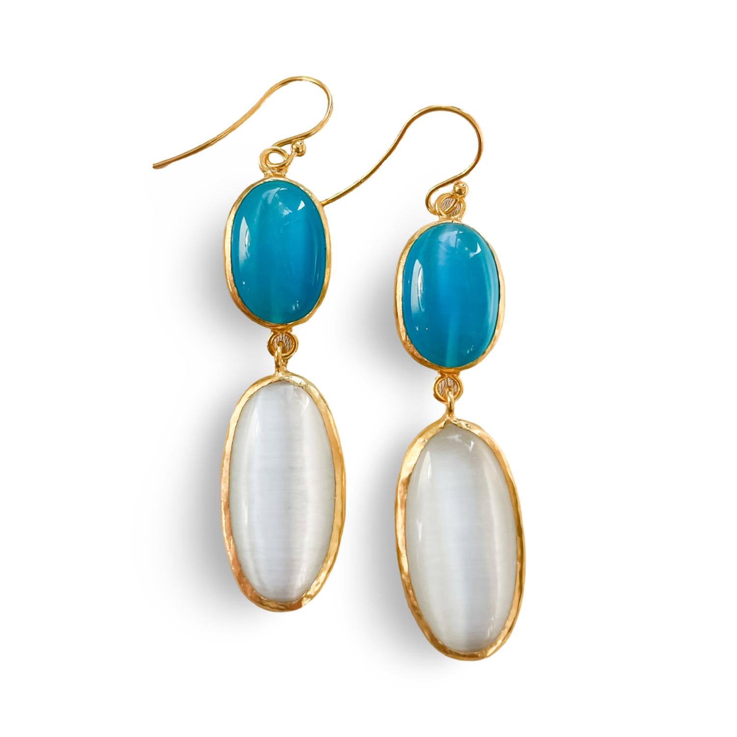 Chakarr - Women's Color Block Earrings