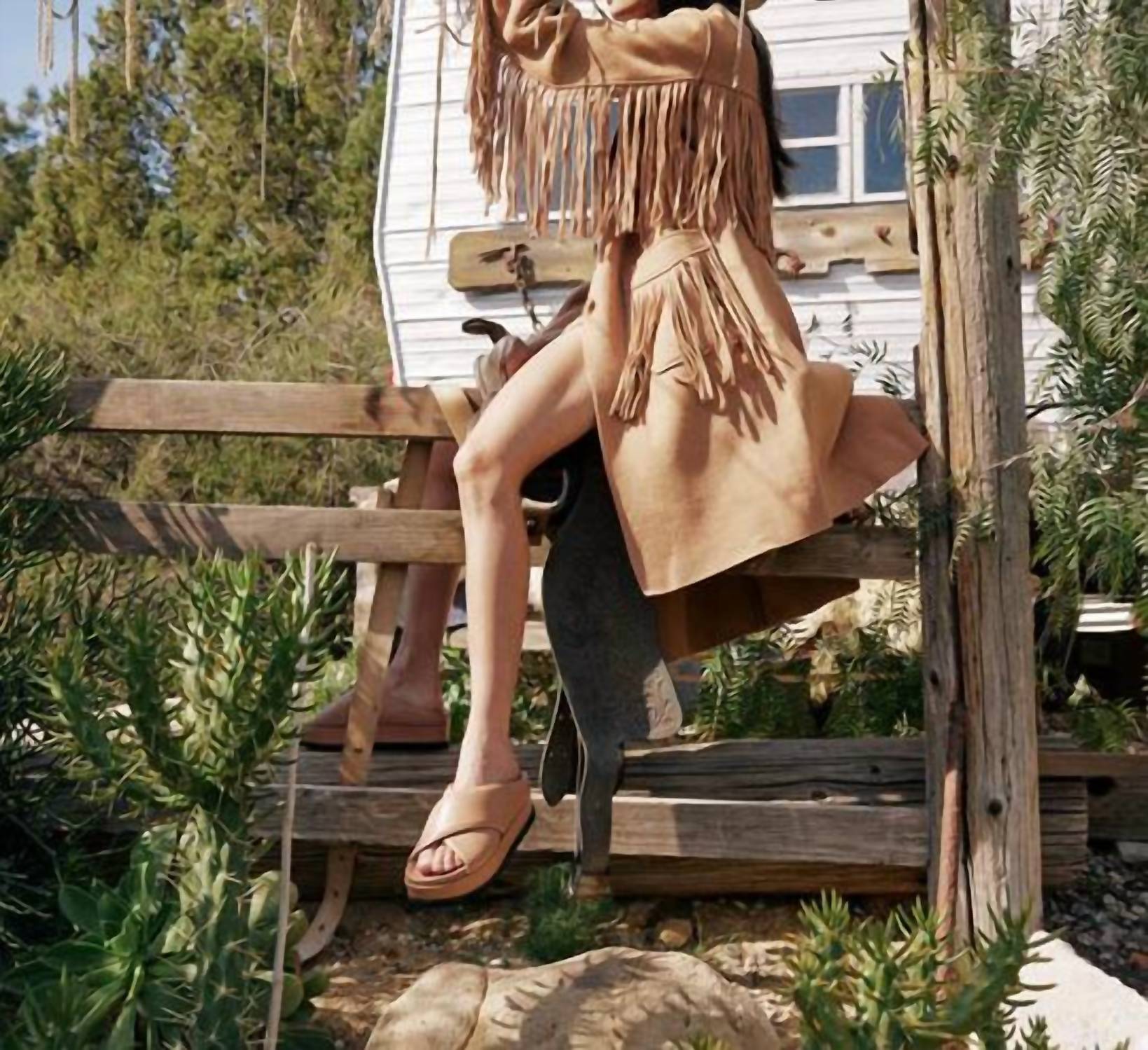 Roam - Cross Stack Platform Sandal