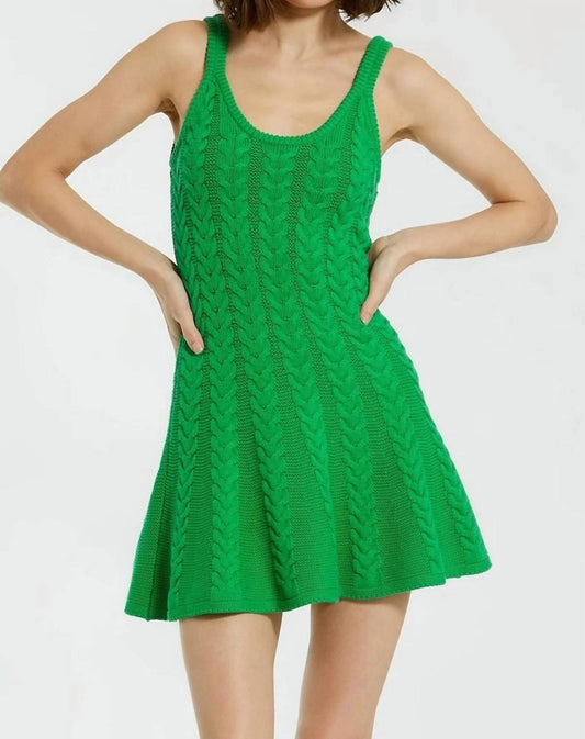 Mac Duggal - Sleeveless Knit A-line Dress