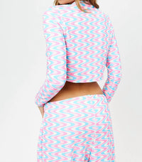 Frankies Bikinis - Cheri Terry Cardigan Sweater