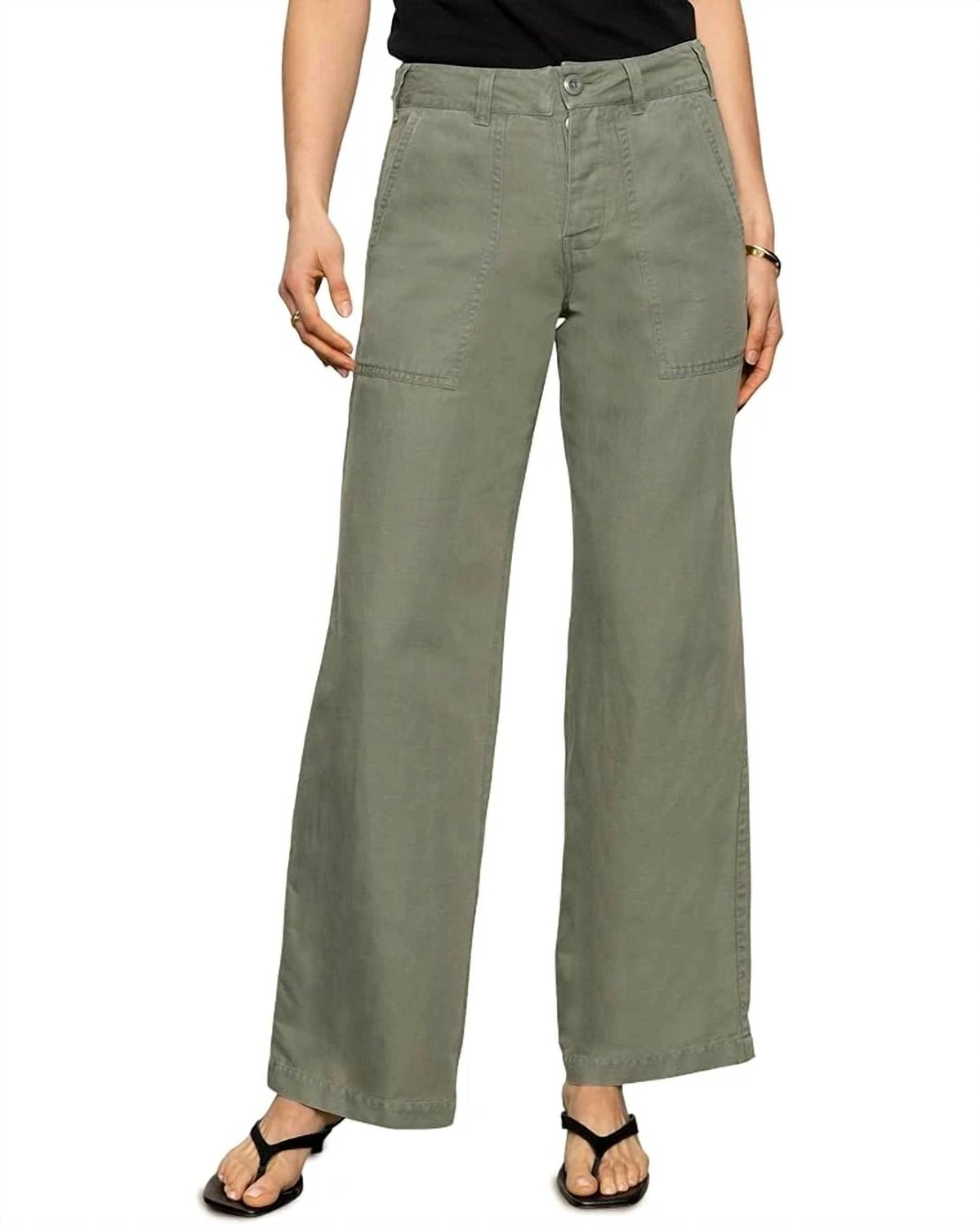 Sanctuary - Mid-Rise Wide Leg Pant