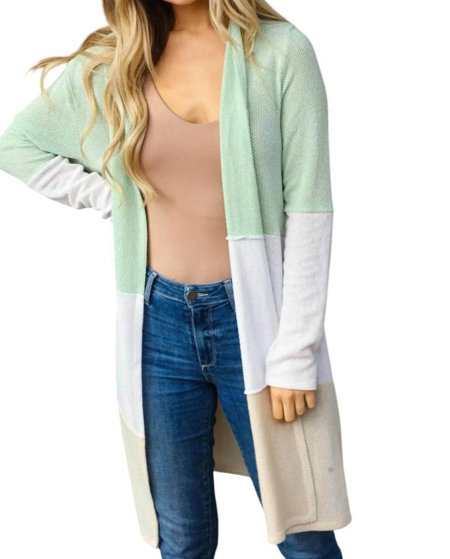 Haptics - Colorblock Cardigan