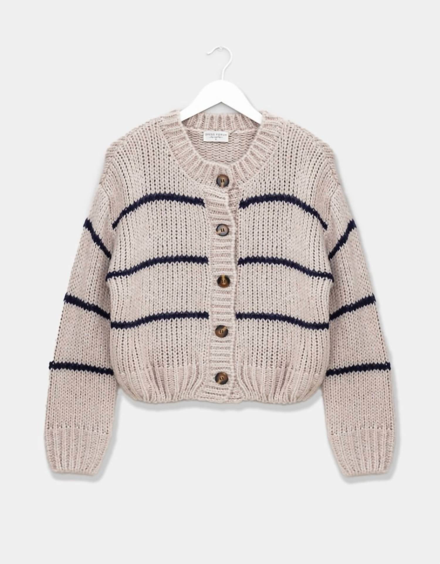 Dress Forum - Lori Striped Cardigan