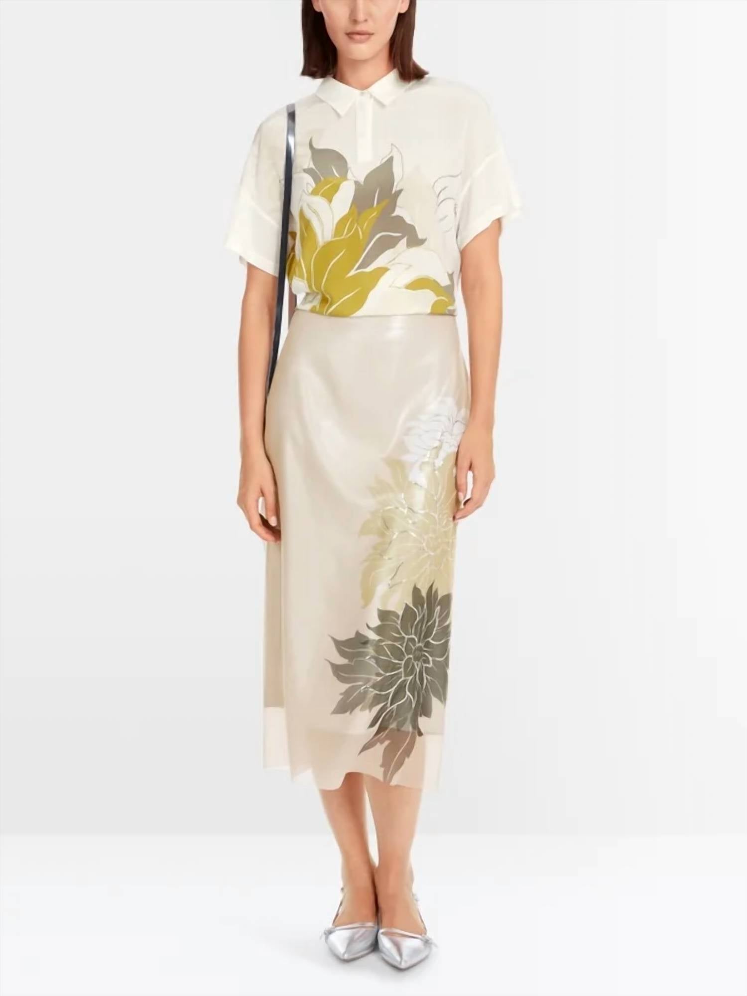 Marc Cain - Short Sleeve Floral Print Blouse