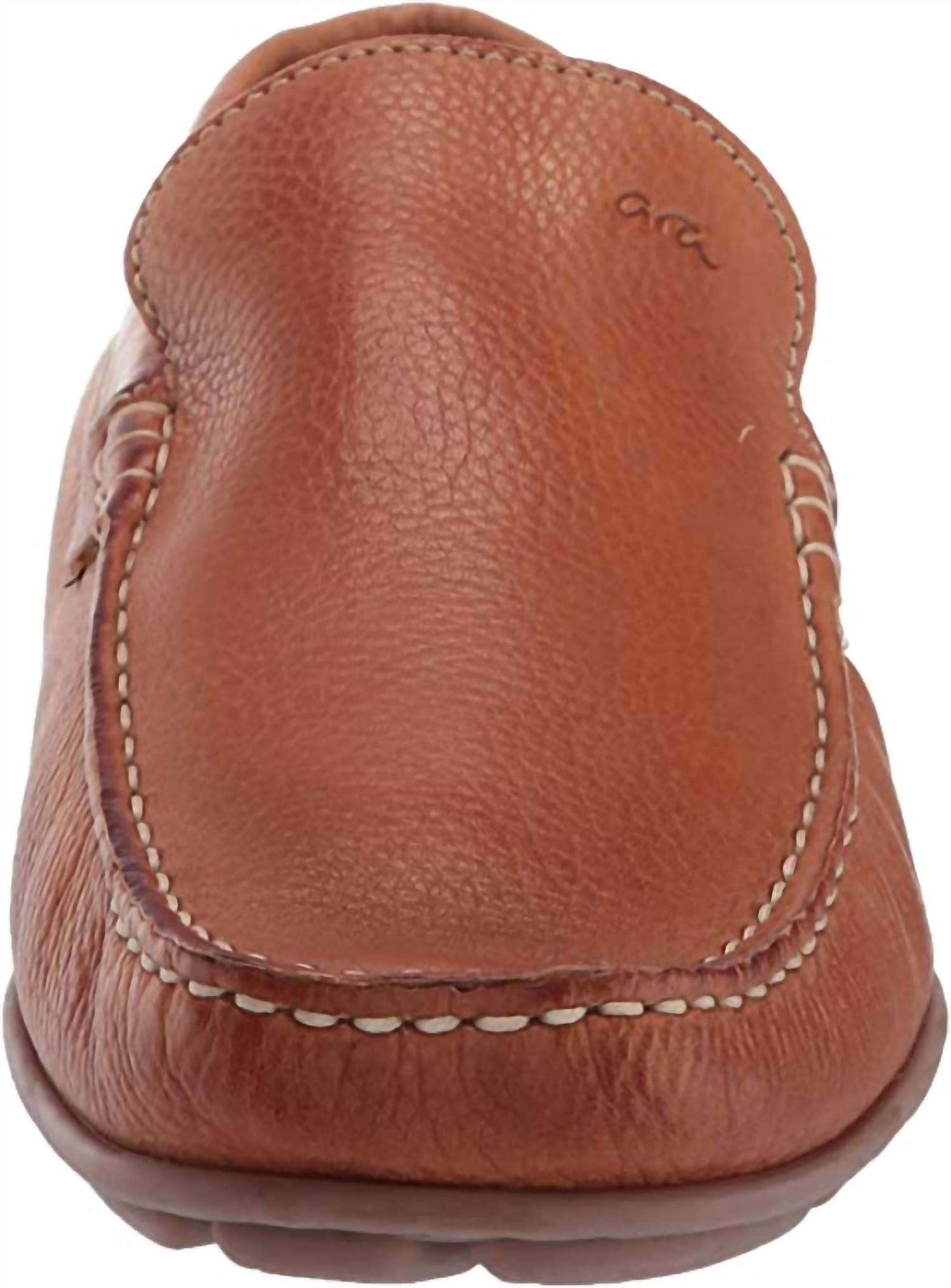 Ara Men's Marv Slip-on Moccasin in cognac - men's loafer - detail view