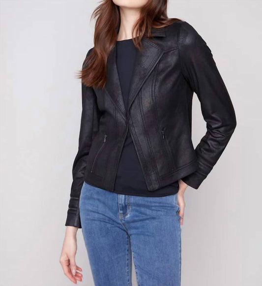 Charlie B - Vintage Faux Leather Jacket