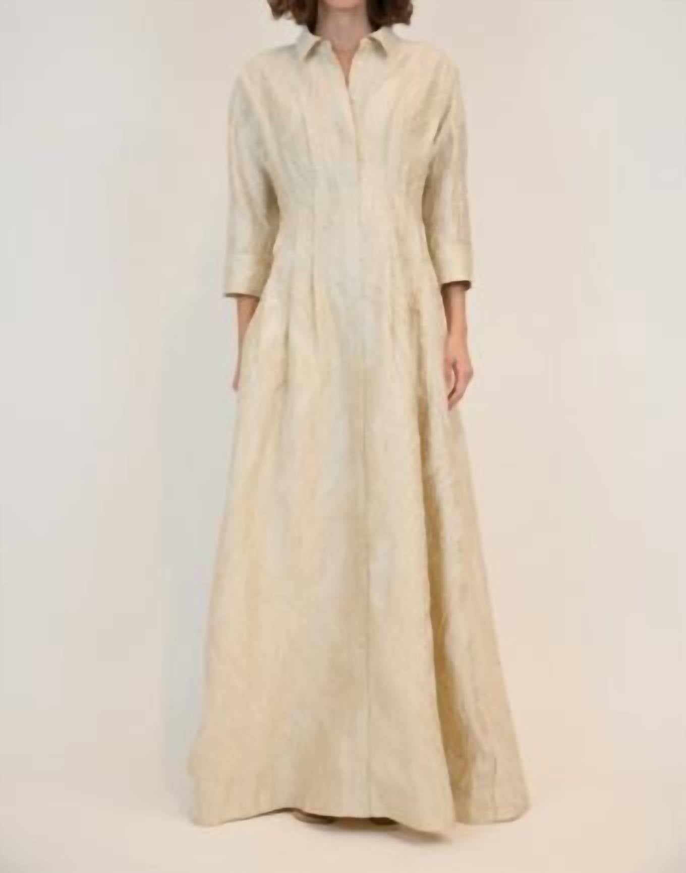 Simkhai - Courtney Long Sleeve Belted Gown