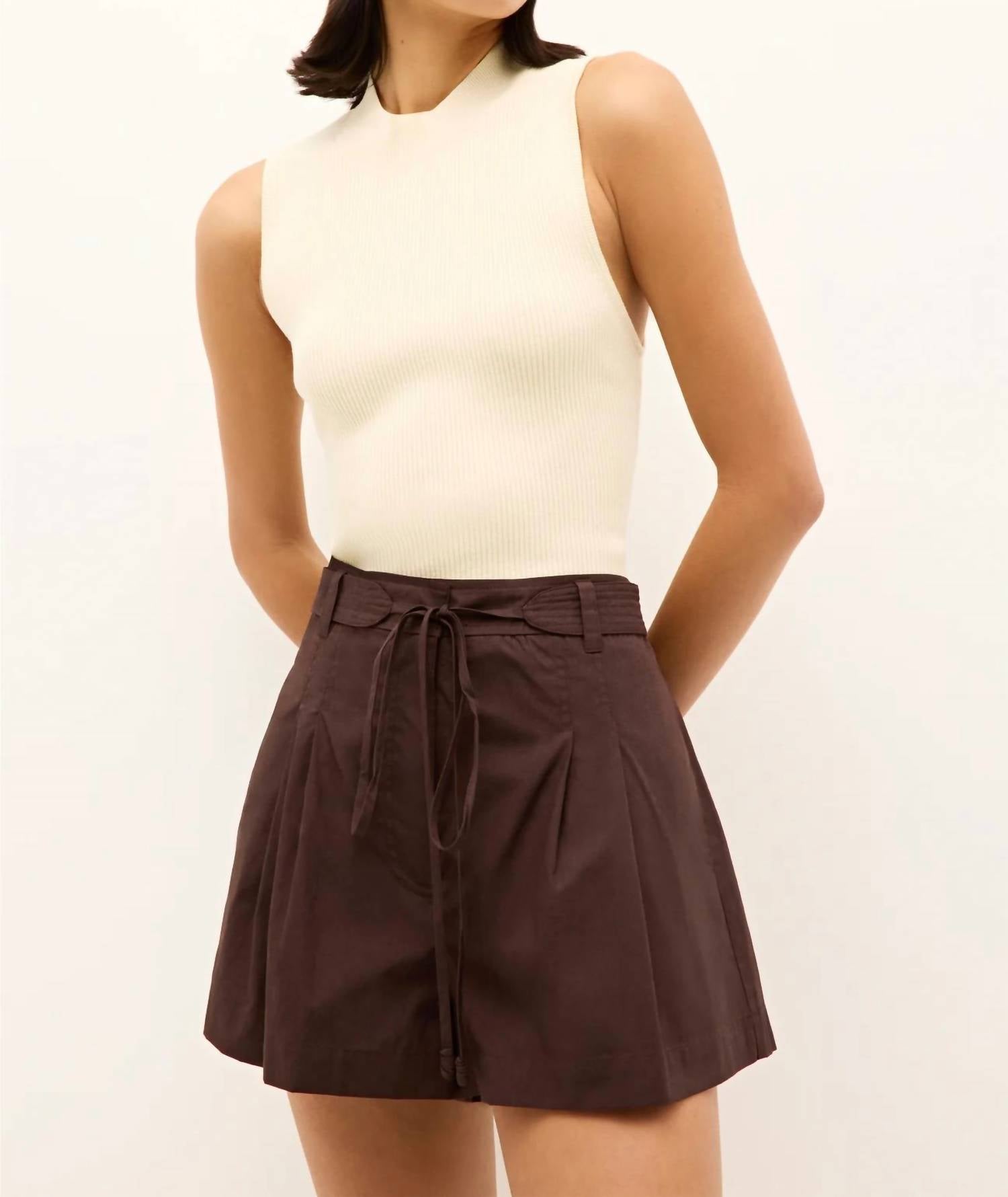 Marie Oliver - Landers Double Pleated Front Shorts