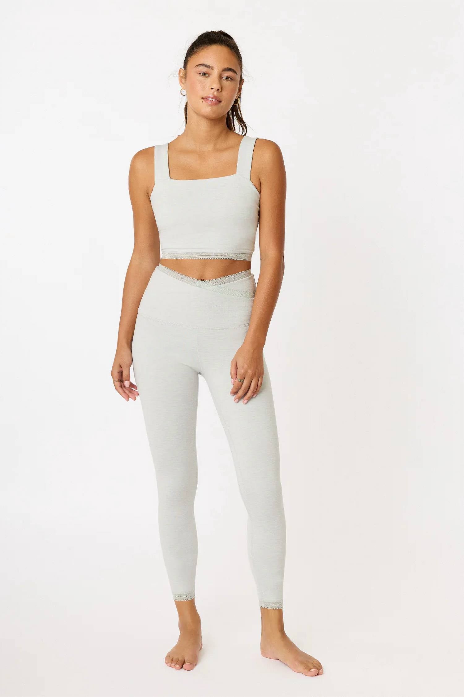 Cream Yoga - Lena Overlap Waistband Leggings
