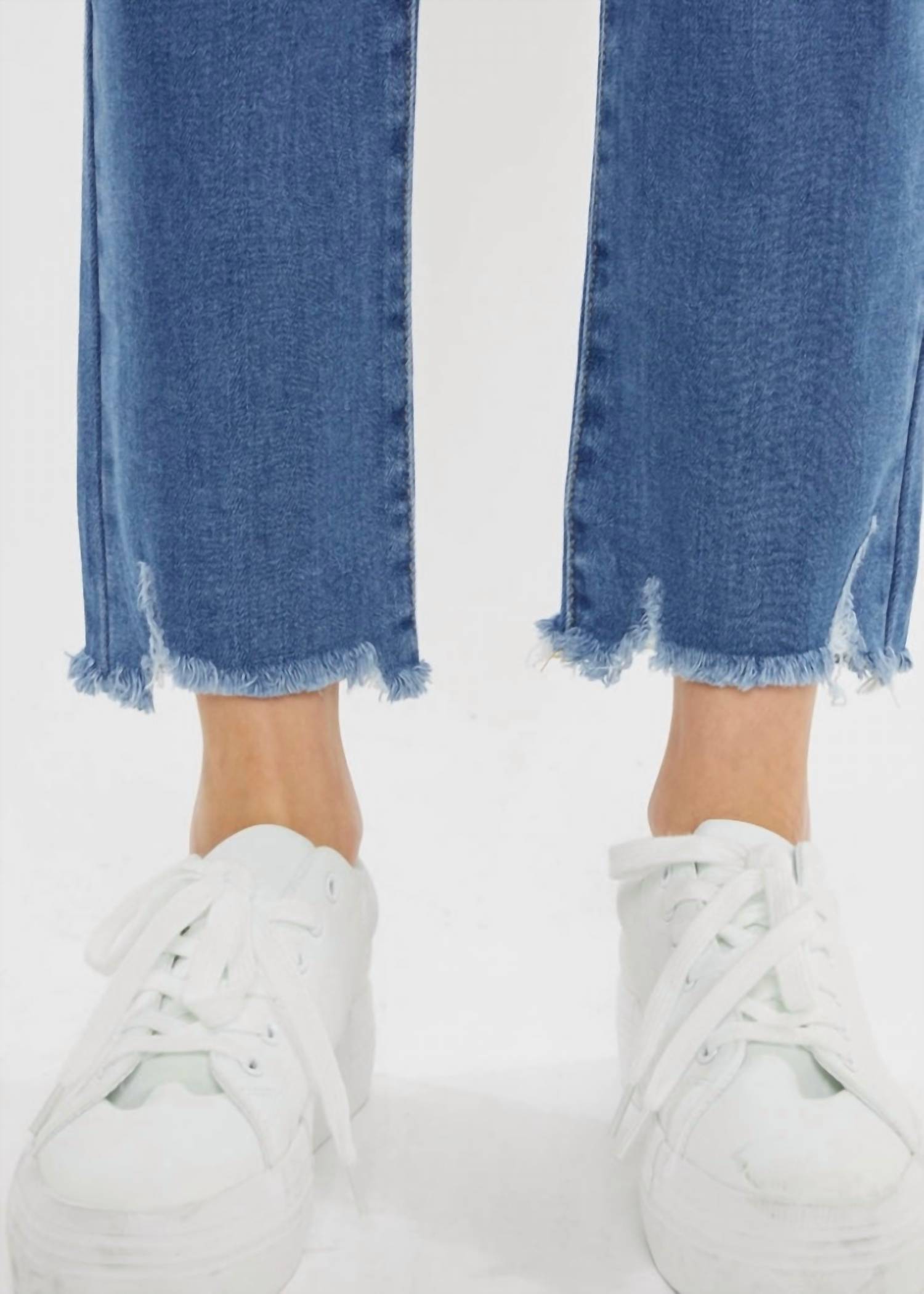 Kancan - Danielle High Rise Straight Leg Jeans