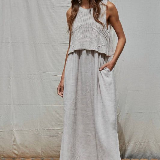 By Together - Braylee Sweater Layered Dress