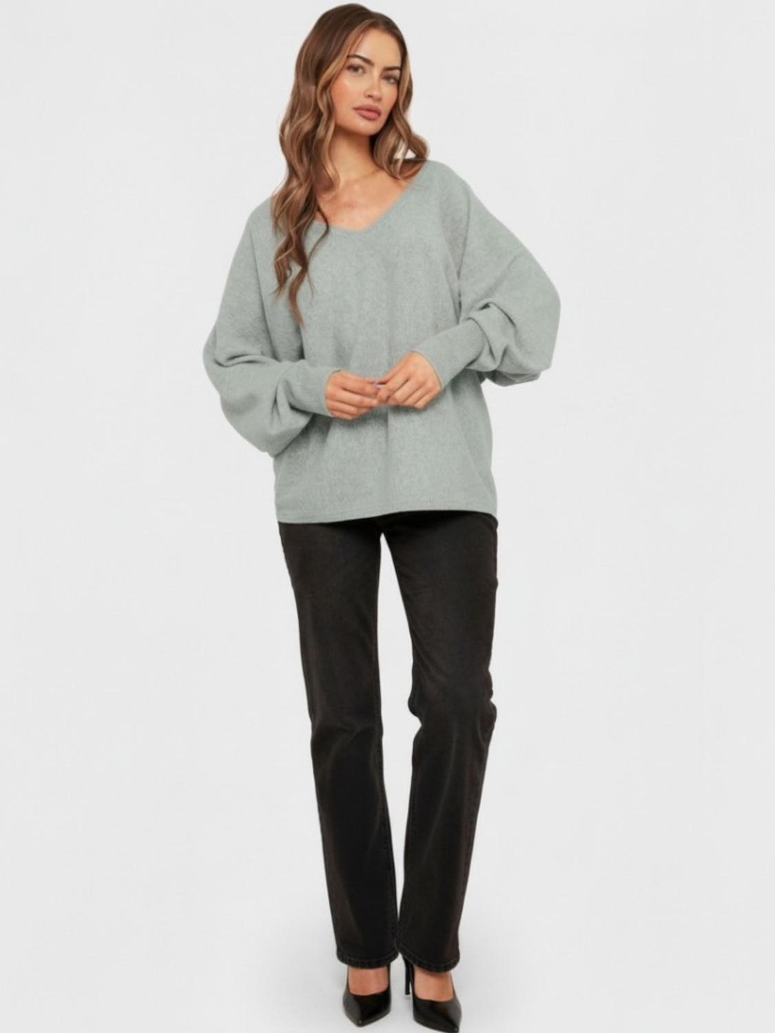 Brodie Cashmere - Darcy V-neck Cashmere Jumper