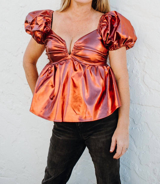 Buddylove - Houston Puff Sleeve Top