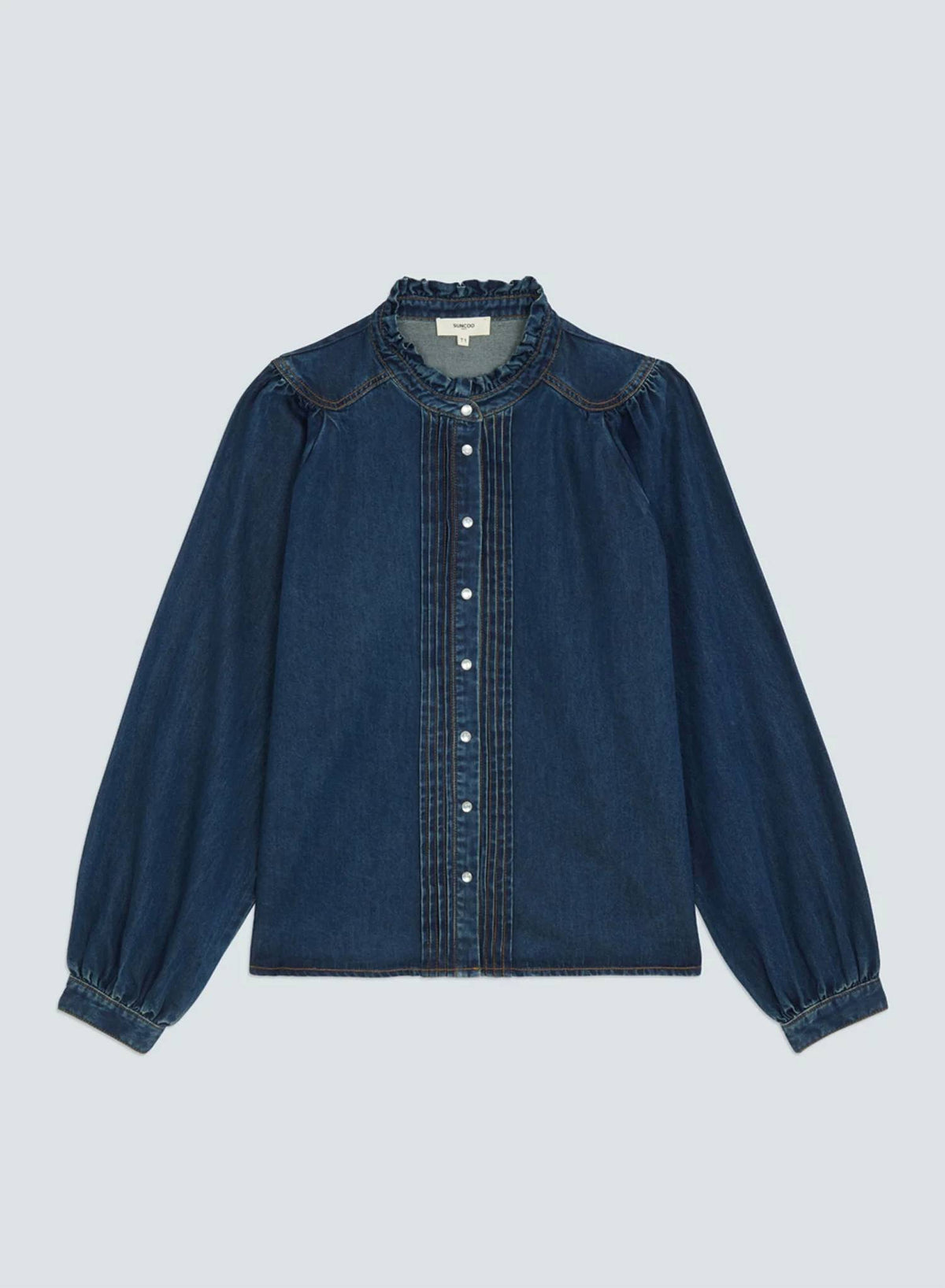 Suncoo - Lizzy Denim Top