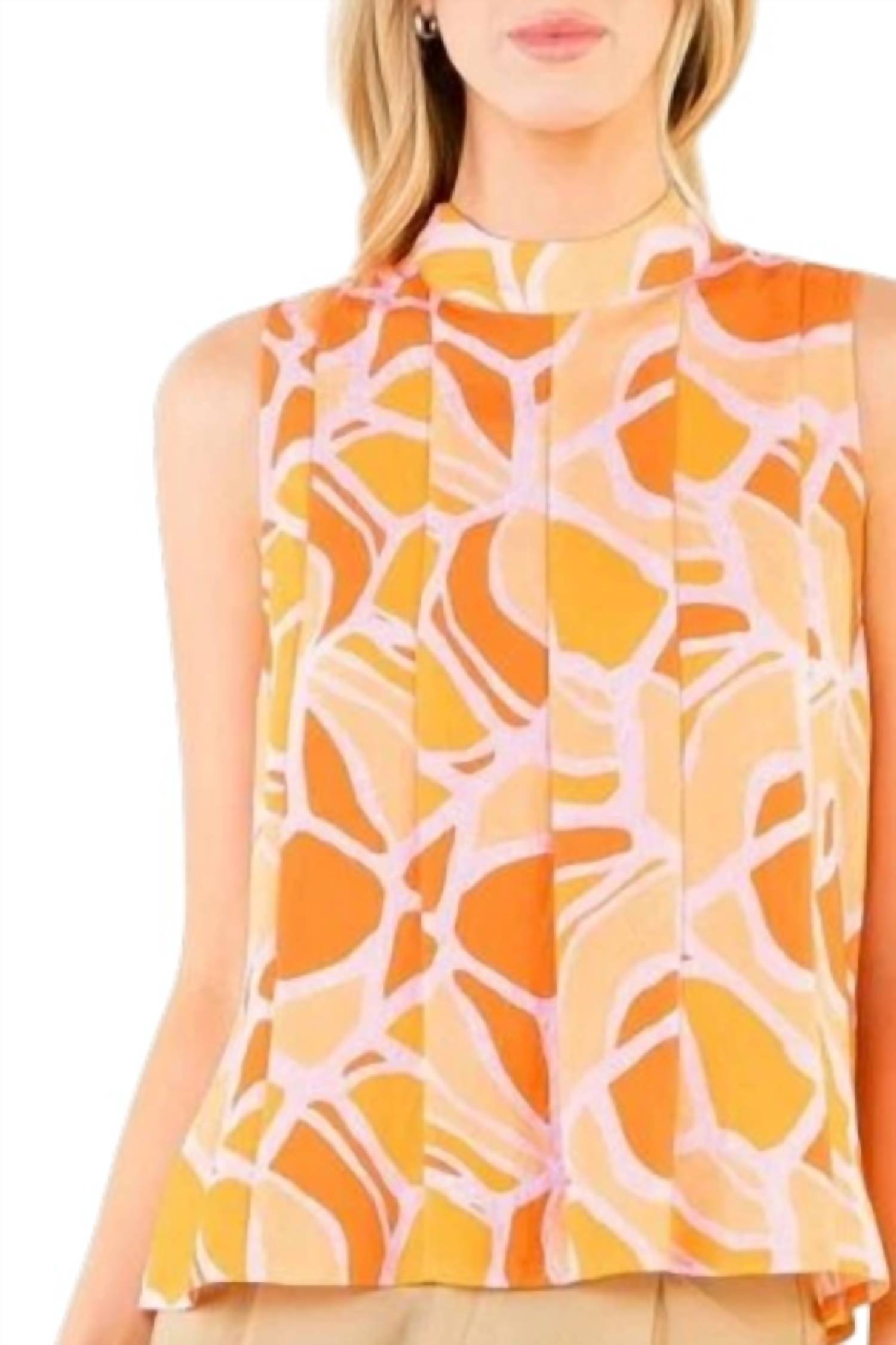 Thml - Sleeveless Pattern Top