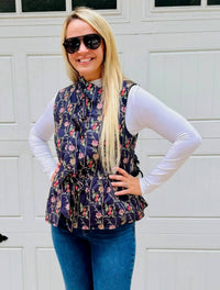 Umgee - Brooke Quilted Vest