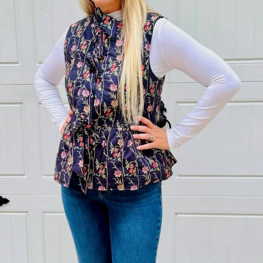 Umgee - Brooke Quilted Vest