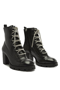 SCHUTZ Women's Kaile Mid Glam Booties in black - women's shoe - view 5