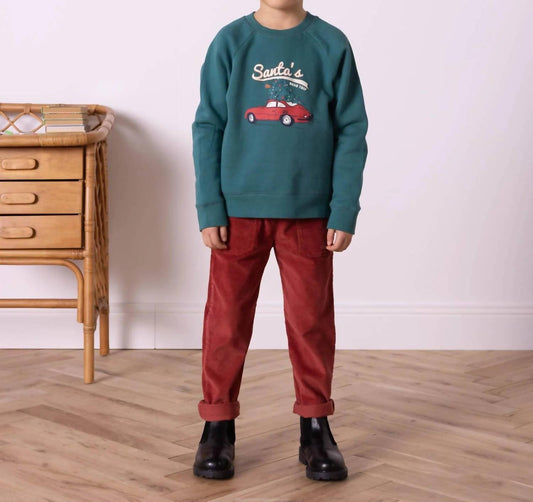 Bonton - Santa's Road Trip Fleece Sweatshirt