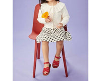 Tea Collection - Collared Pointelle Cardigan
