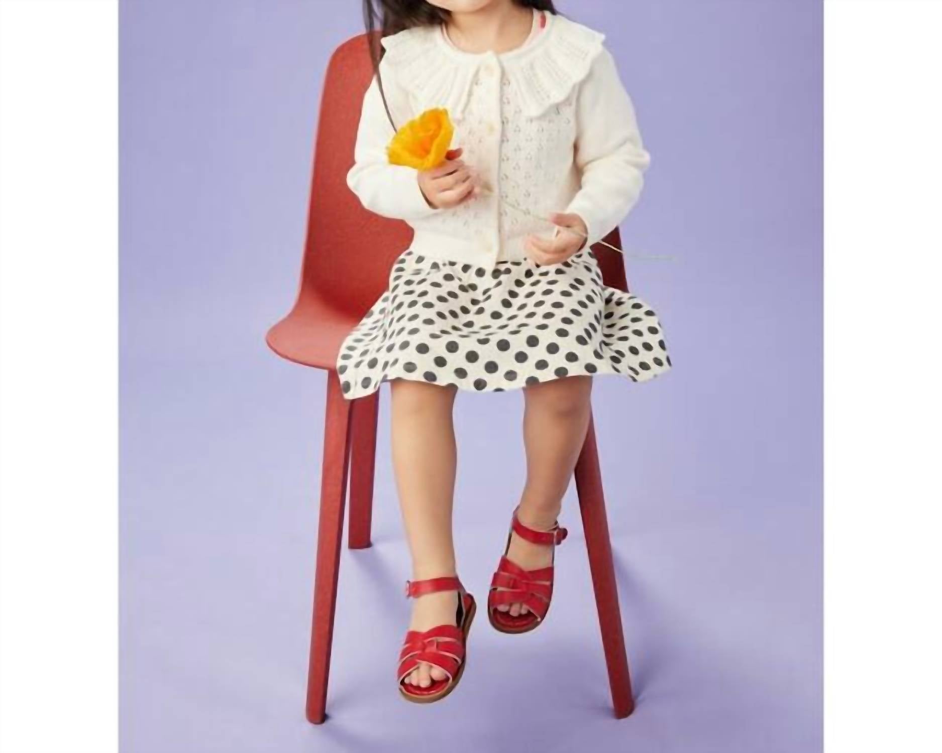 Tea Collection - Collared Pointelle Cardigan