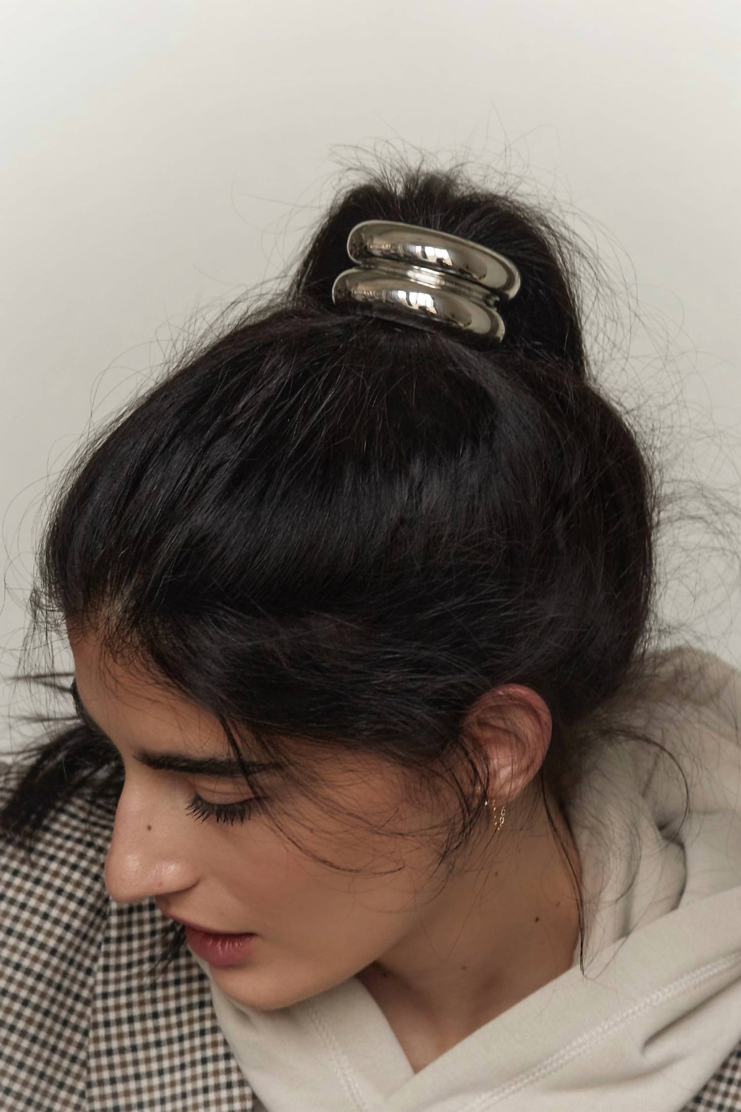 Lelet Ny - Women's Glossy Double Arch Pony Cuff