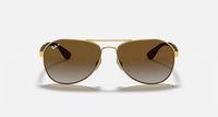 Ray Ban - Pilot Medium Polarized Sunglasses Rb3549 - 001 - T5