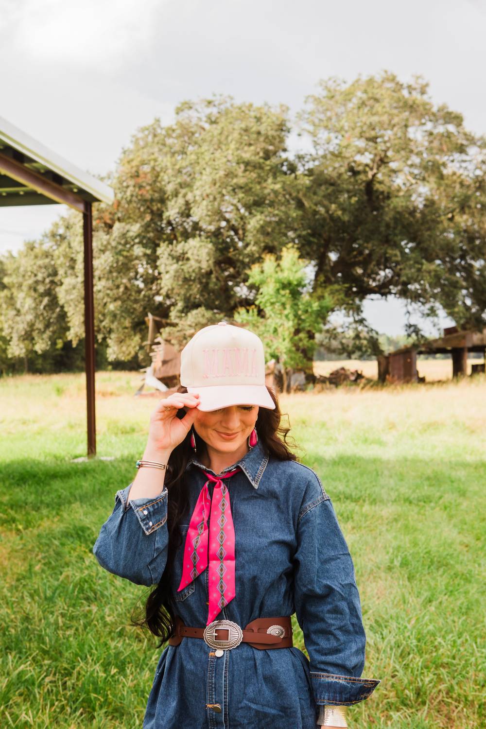 Fashion CITY Mama Trucker Hat in light pink - women's hat