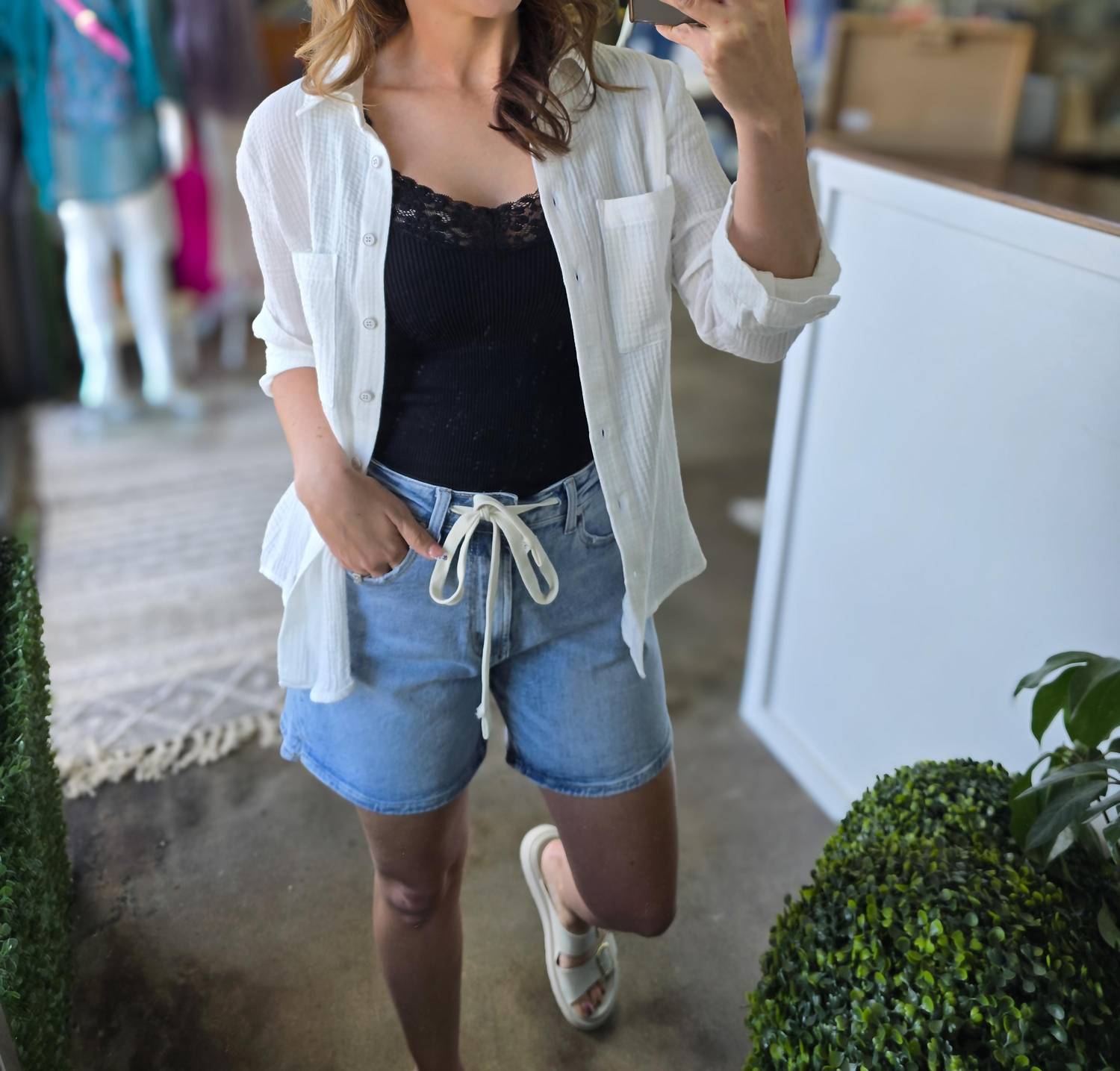 AnnieWear Diane Shorts in blue - women's shorts - view 5