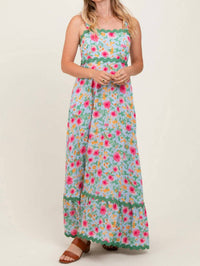 Easel - Rayon Ric Rack Midi Dress