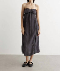 Ganni - Shiny Tech Midi Dress
