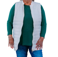 Multiples - Zip Collar Quilted Vest