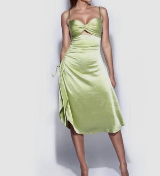 Miss Circle - Selena Satin Dress