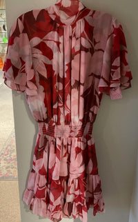 Misa Los Angeles - Women's Floral High Neck Dress