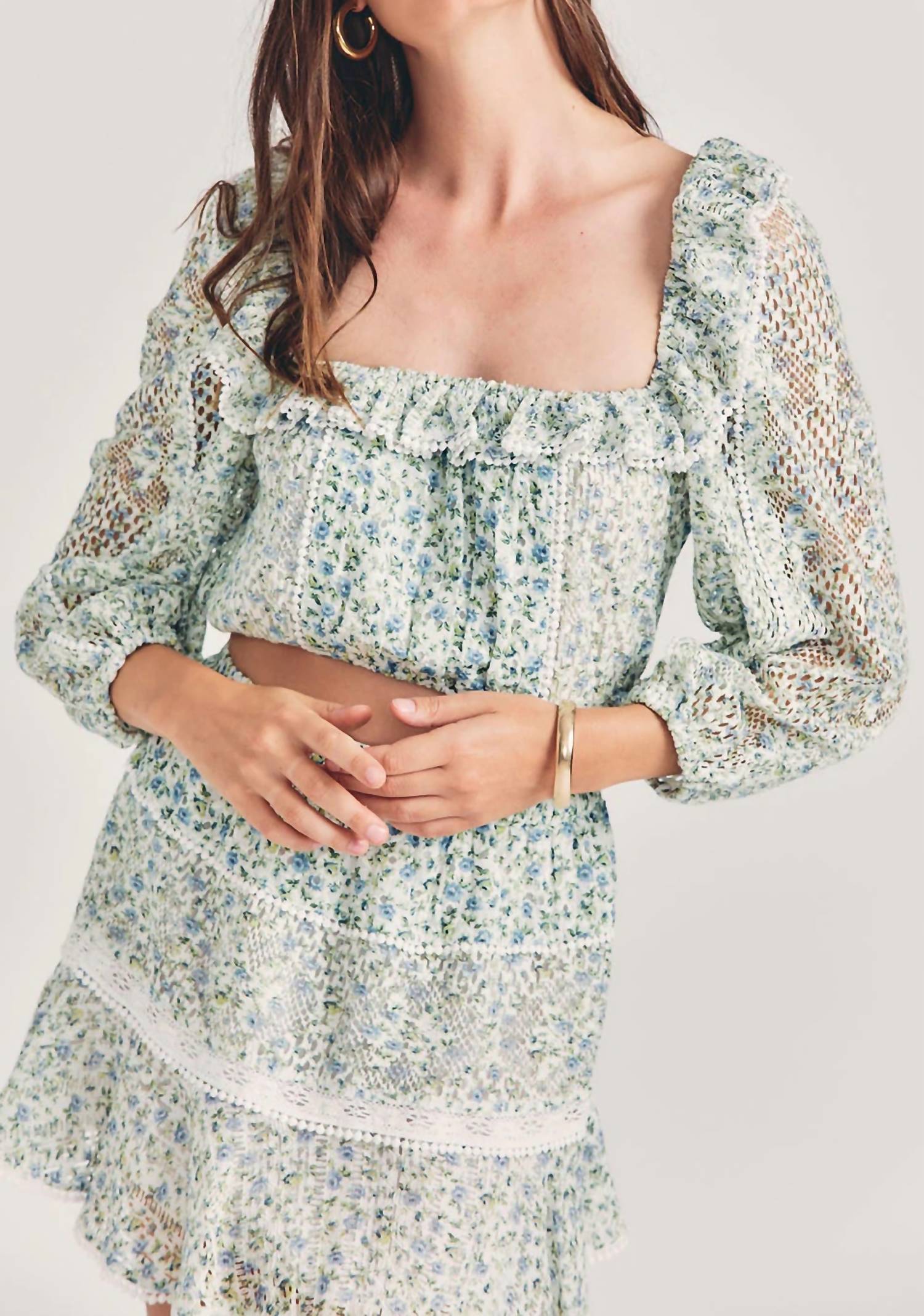 Loveshackfancy - DORABELLA CROP TOP
