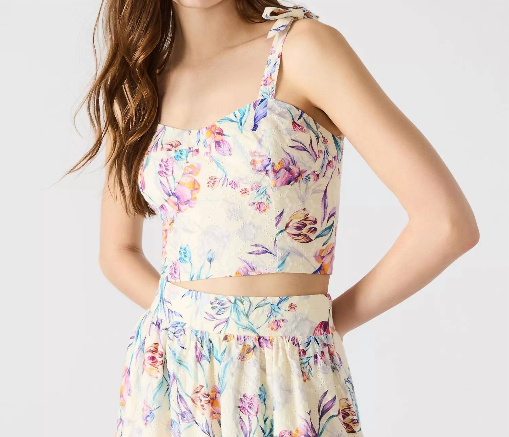 STEVE MADDEN Carlynn Top in antique - women's shirt - alternate view