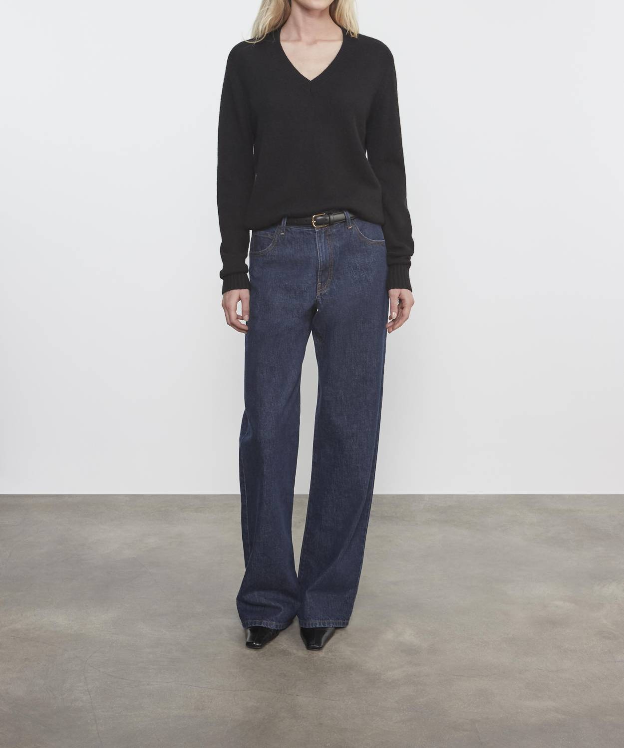 Enza Costa - CASHMERE V-NECK SWEATER