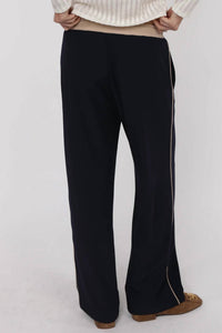 Sadie & Sage - On Film Vintage Contrast Piping Drawstring Pant