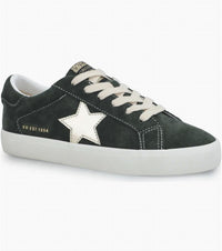 Vintage Havana Women's Felicity Suede Star Shoe in black - women's sneaker