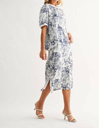 Joh Jareth Midi Skirt in navy - women's skirt