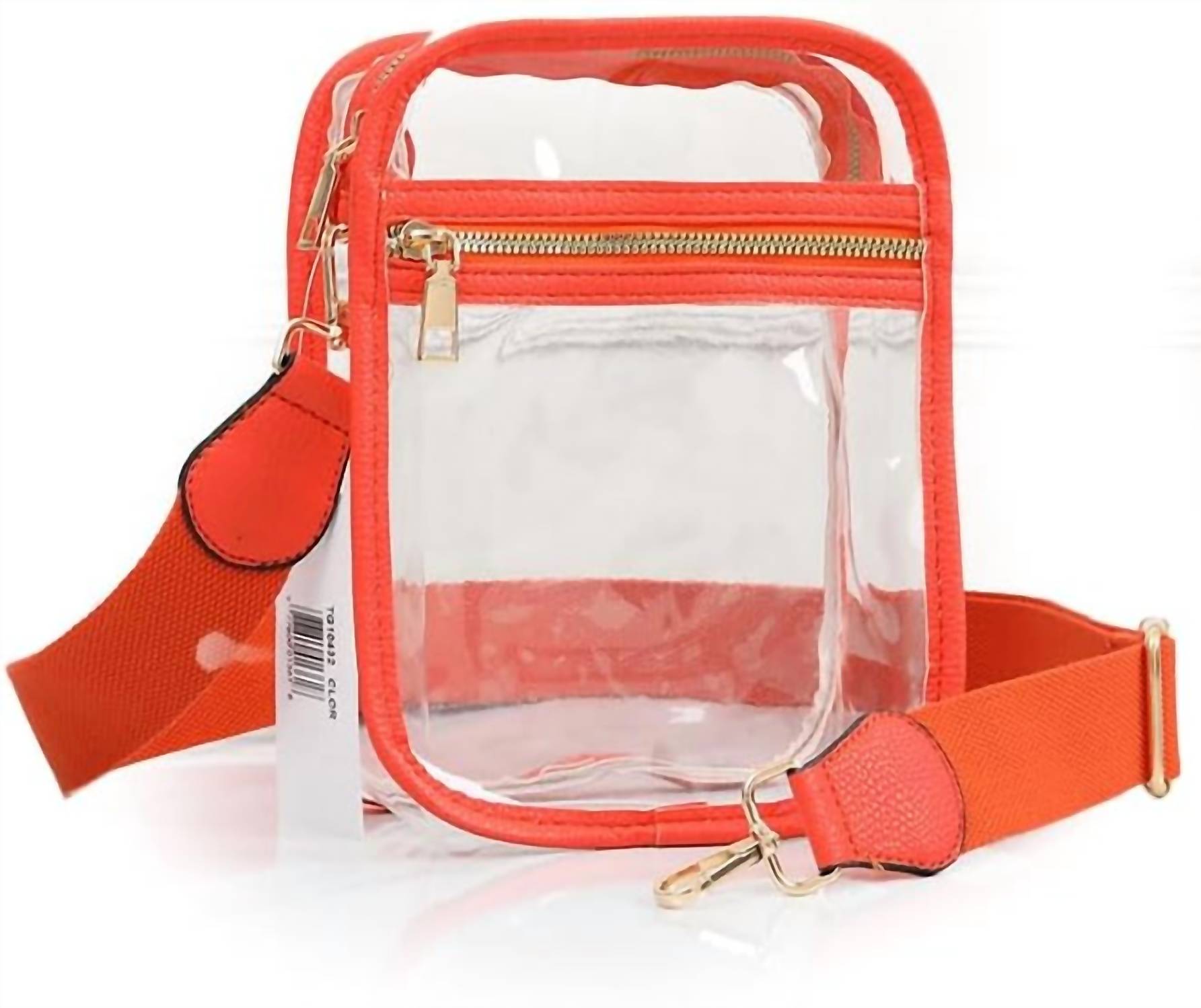 Queens Designs - Clear Square Crossbody Bag