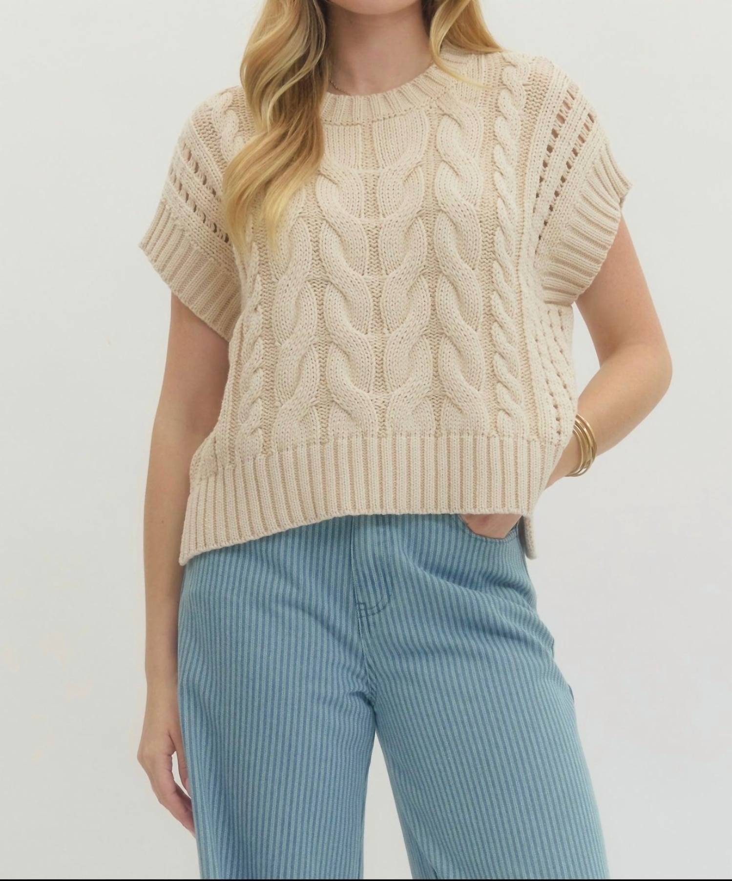 Entro - Sweater Vest Top