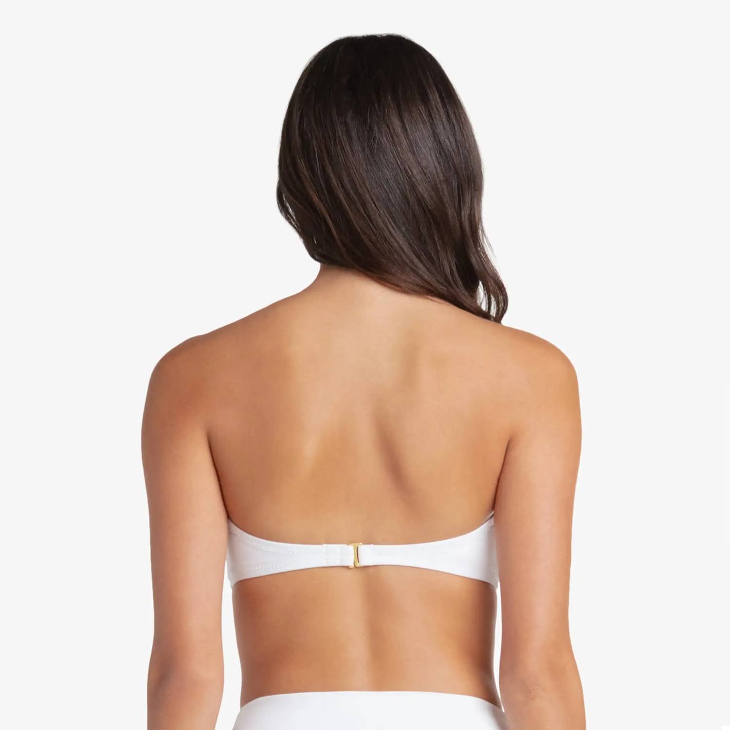 Helen Jon - Hook Back Tortoise Bandeau Bikini Top