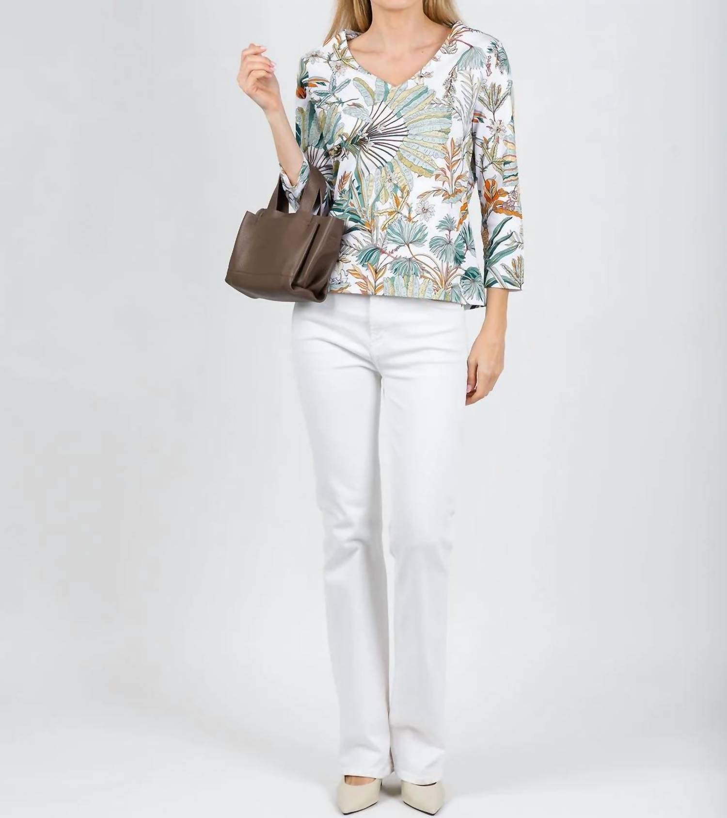 Hinson Wu - Renee Three Quarter Sleeve Knit Top