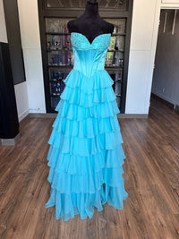 Sherri Hill - Women's Strapless Silk Corset Dress