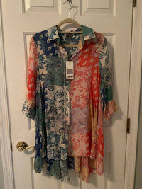 Shana Apparel - Women's High Low Button Down Shirt